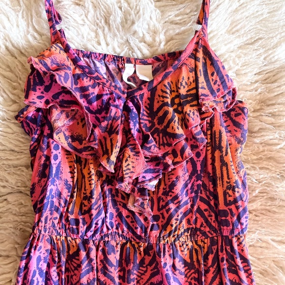 Red Camel Knee Length Sundress - Picture 6 of 8